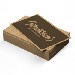 Business Cards (18pt Kraft Paper)