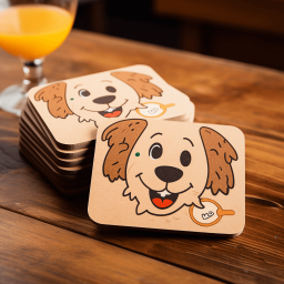 Coasters (Cork + Hardwood)