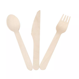 Cutlery Kit Wooden 6pc Wrapped (F/K/S/N/S/P)
