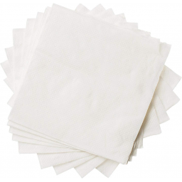 Napkins 1-Ply White (Packs) - Carton