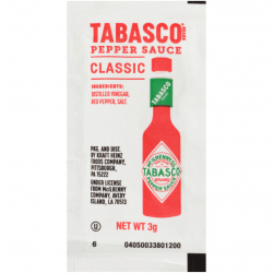 Tabasco Pepper Sauce (3g Packets)