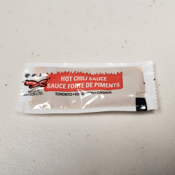 Wing's Hot Chili Sauce (7g Packets) - Carton